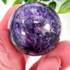 Charoite sphere