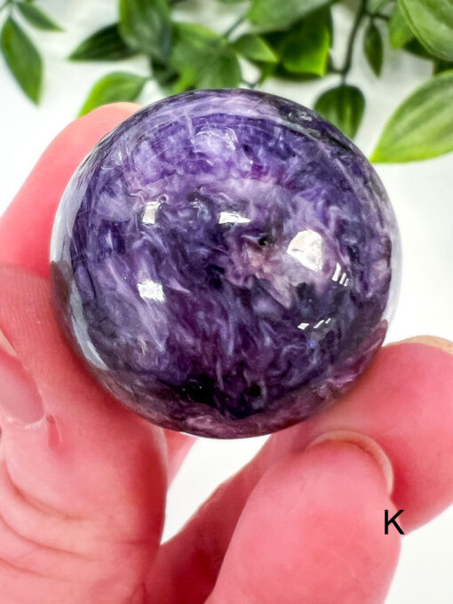 Charoite sphere