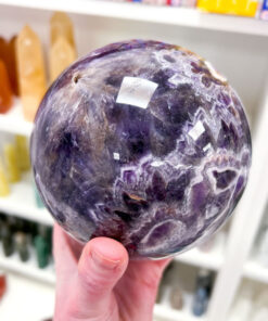 large Dream Amethyst sphere