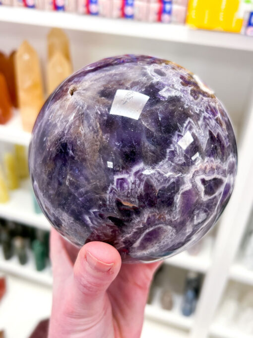 large Dream Amethyst sphere