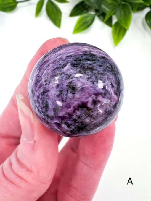 Charoite sphere