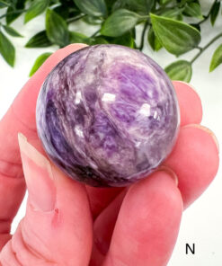 Charoite sphere