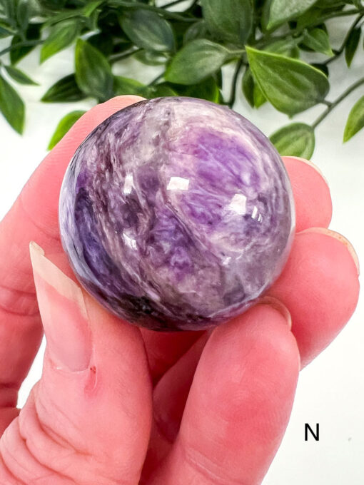 Charoite sphere