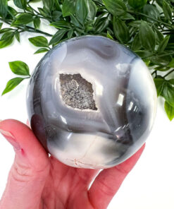 Orca Agate sphere