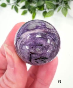 Charoite sphere