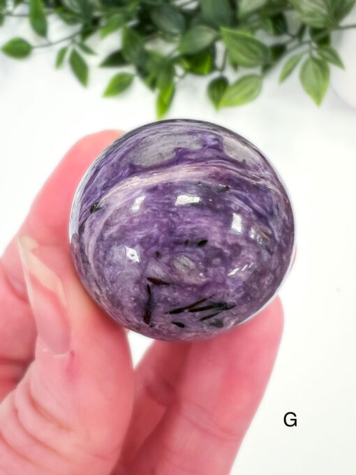 Charoite sphere