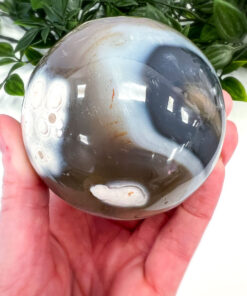 Orca Agate sphere