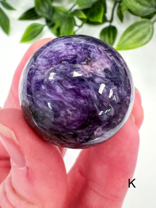 Charoite sphere