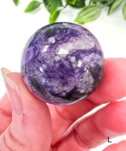 Charoite sphere