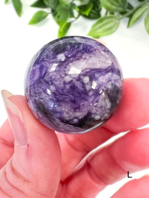 Charoite sphere