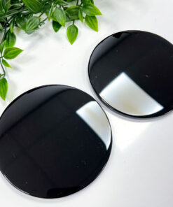 Black Obsidian scrying mirror