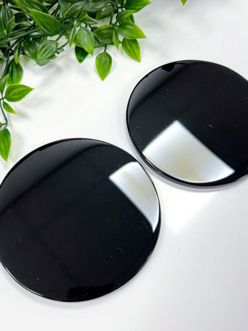 Black Obsidian scrying mirror