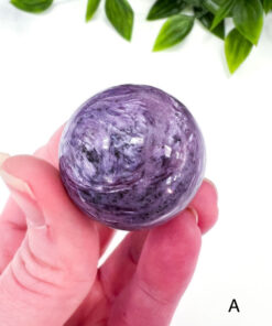 Charoite sphere