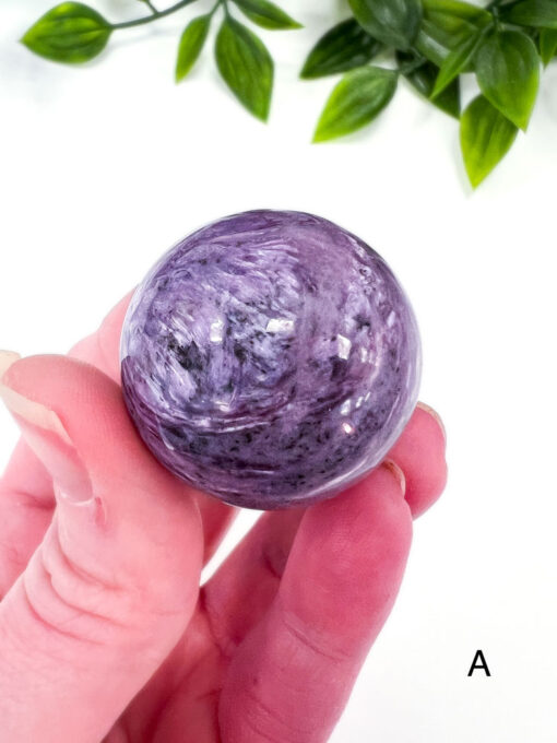 Charoite sphere