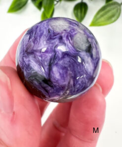 Charoite sphere