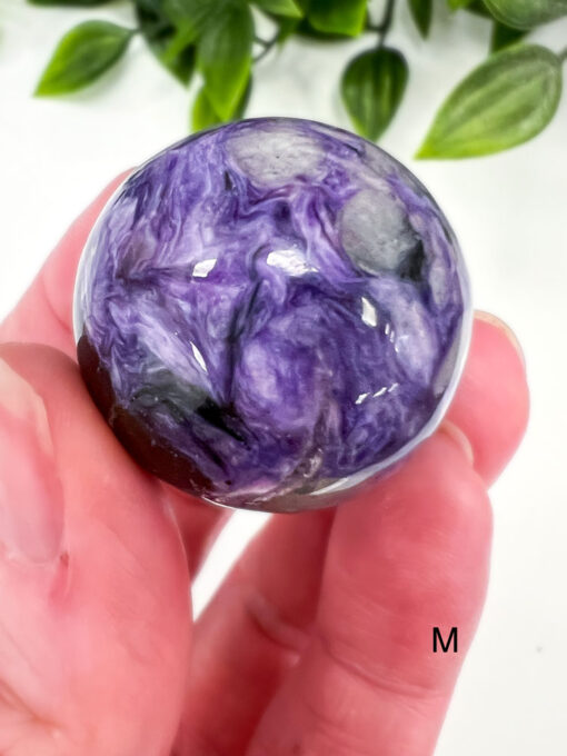 Charoite sphere