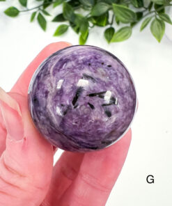 Charoite sphere