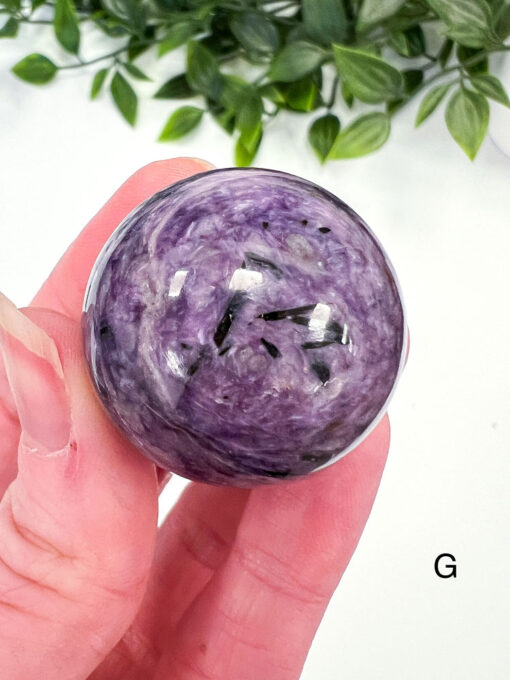 Charoite sphere