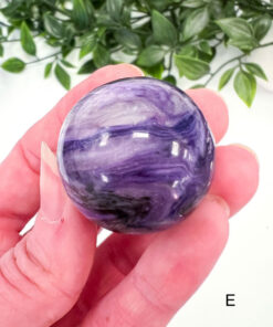 Charoite sphere