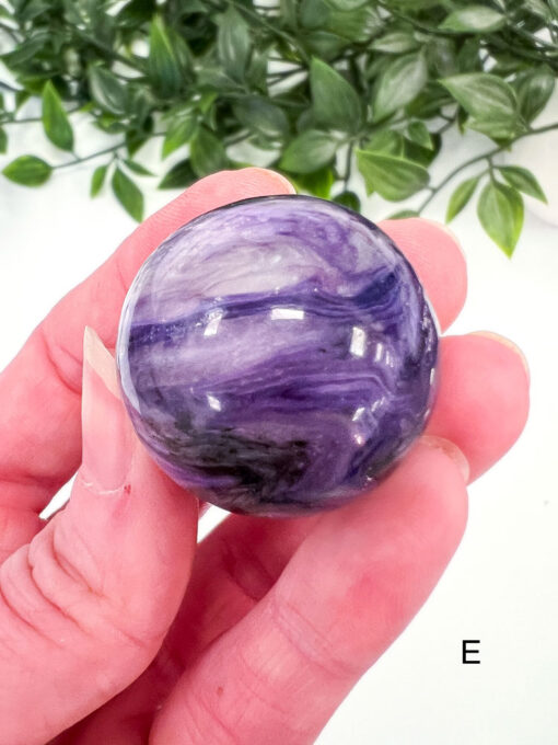 Charoite sphere