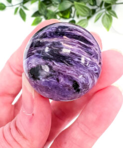 Charoite sphere