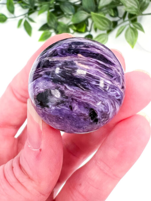 Charoite sphere