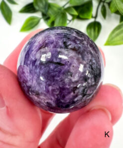 Charoite sphere