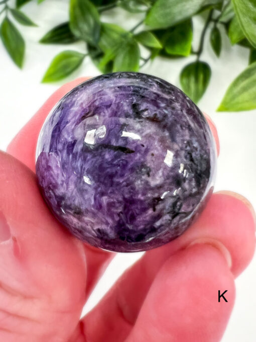 Charoite sphere