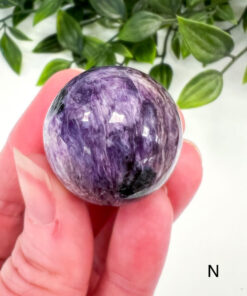 Charoite sphere