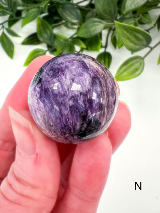 Charoite sphere