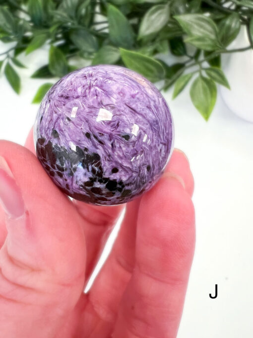 Charoite sphere