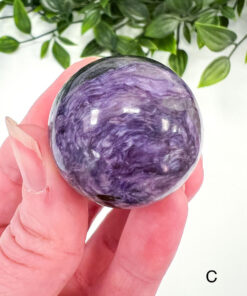 Charoite sphere