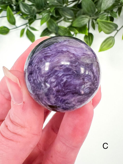 Charoite sphere