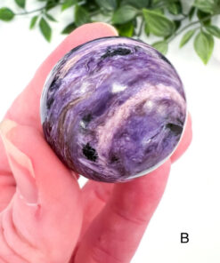 Charoite sphere