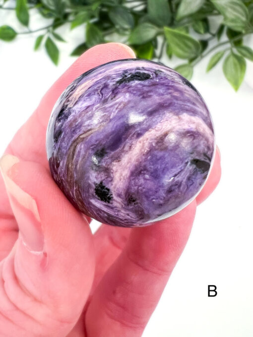 Charoite sphere