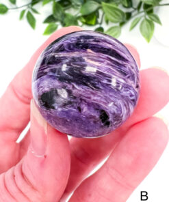 Charoite sphere