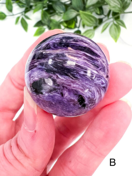 Charoite sphere