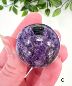 Charoite sphere