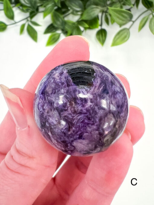 Charoite sphere