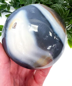 Orca Agate sphere