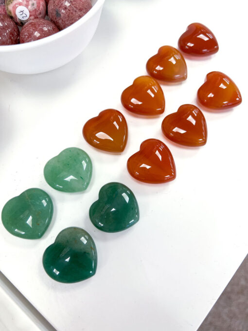 Green Aventurine heart