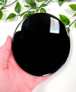 Black Obsidian scrying mirror