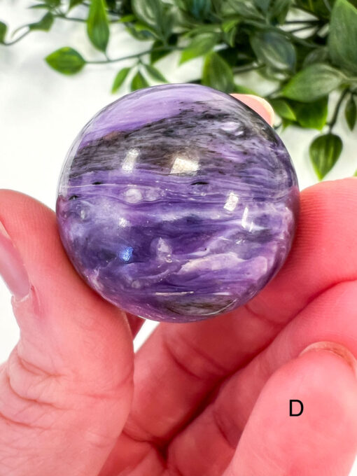 Charoite sphere