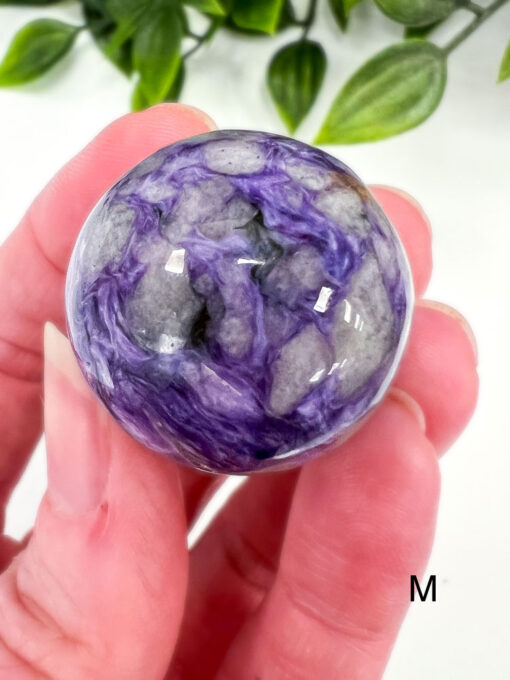 Charoite sphere