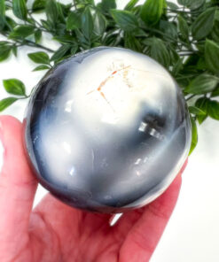 Orca Agate sphere