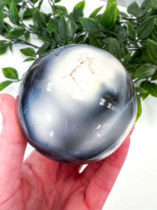 Orca Agate sphere