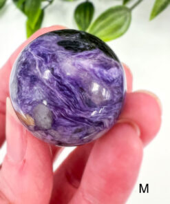 Charoite sphere