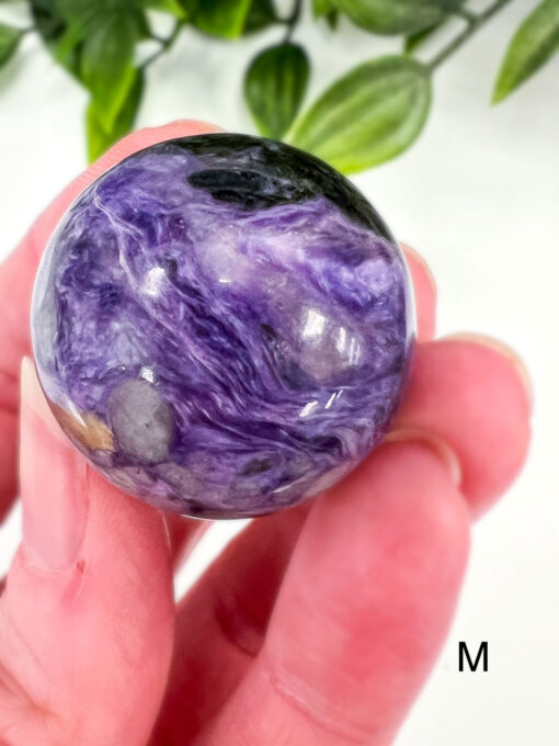 Charoite sphere