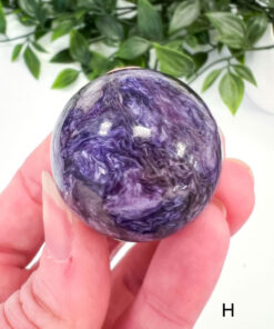 Charoite sphere