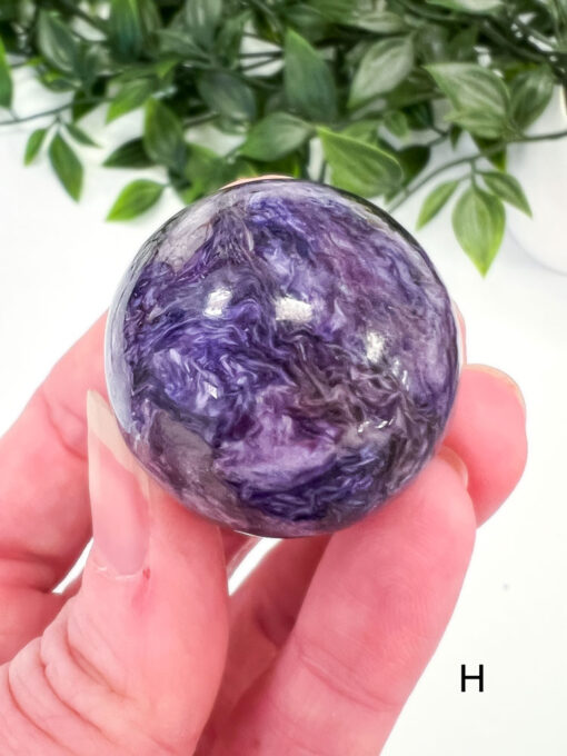 Charoite sphere